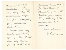 C1910 GEORGE SANTAYANA handwritten & signed letter Prescott Hall Cambridge picture