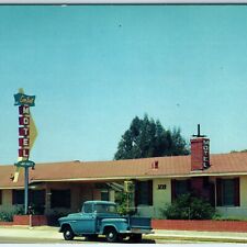 c1950s Inglewood CA Casa Bell Motel Chevrolet Apache Truck Chevy Jay Hoops A264 picture