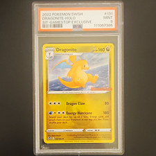 Pokémon SWSH Dragonite Holo 131/195 GameStop Exclusive PSA 9 (2022) picture