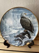 WINTER IN THE VALLEY Plate Seasons of the Bald Eagle by John Pitcher 1991 picture