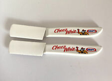 NOS Vintage Set of 2 Kraft CHEEZ WHIZ Advertising Promo 6” Spreader Knife Cheese picture