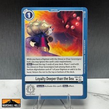Loyalty Deeper Than The Sea EX5-071 - 2024 Digimon - EX-05 Theme Booster- Animal picture