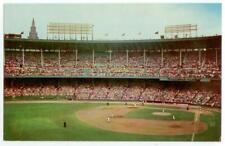 1955 Cleveland Ohio Indians baseball team in action at stadium picture