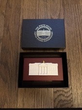 Official White House Historical Association Aquia Stone Relief Paperweight Boxed picture
