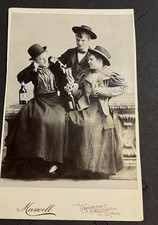 Antique Cabinet Card Beer Alcohol Genre 1890s Maxwell Spokane Walla Walla WA picture
