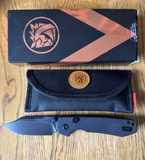 Vosteed Raccoon 2.0 A2910 Pocketknife 14C28N Black Micarta Brand New picture