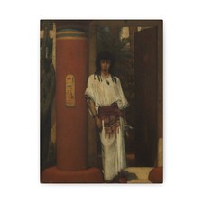 Sir Lawrence Alma-Tadema - An Egyptian in a Doorway - 1865 - Canvas Wall Art picture
