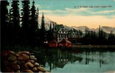 1910. C.P.R. CHALET. LAGGAN, ALTA CANADA  POSTCARD. SL23 picture