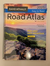 Rand McNally Road Atlas 2025: U.S. Canada Mexico, Spiral-Bound Easy To Read picture