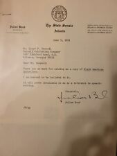 Super Rare Original Civil Rights Leader Julian Bond Signed 1981 Letter picture