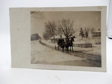 Harlingen Somerset Cty NJ RPPC Real Photo Postcard Winter Scene picture