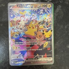 Pokemon 30th Celebrations Anniversary 30C 150/128 Pikachu ex SIR picture