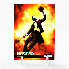 DUNKING ABE Explosive Art Card Holo Fun (Abraham Lincoln) 2023 GleeBeeCo #DNP8 picture