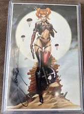 Daughters Of Eden #1-Jamie Tyndall SIGNED Harley NICE Cover In Toploader picture