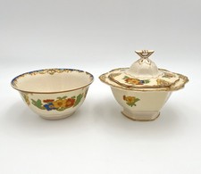 Antique 1920s John Maddock Minerva Sugar Bowl Tureen & Waste Bowl Art Deco picture