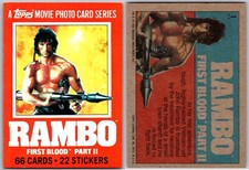 1985 Topps RAMBO Movie Cards & Stickers - Set Break - You Pick Your Cards NM/MT picture