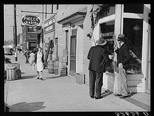 Photo:Wendell North Carolina 1939 Main Street Storefront PHILCO Radio picture