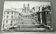 Rome Trinity of the Mounts Silver Metallic Finish Postcard J9 picture