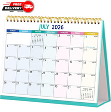 Standing Flip Desktop Calendar 2026-2027 - Large 10
