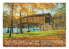 Humpback Bridge Vintage Postcard 1969 Covington Virginia Posted p1v picture