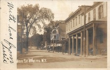 Athens New York c1910 Main Street Stores RPPC Photo Postcard COPY picture