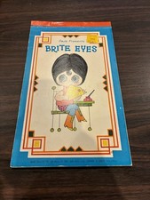 Vintage 1973 Paula Presents Brite Eyes Stationery Writing Pad Big Eye 19 Pages picture