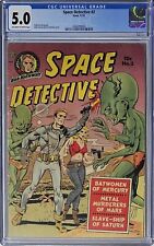 Space Detective #2 CGC 5.0 Avon 1951 Wally Wood Good Girl Art Sci-Fi Cover picture