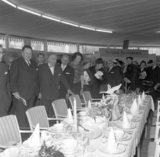 Hamburg's second mayor Edgar Engelhard explained at opening of Int- Old Photo 1 picture