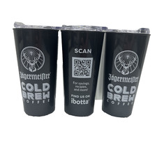 Jagermeister Cold Brew (Retired) Plastic Tumbler Lid Stag Logo Lot (3) picture