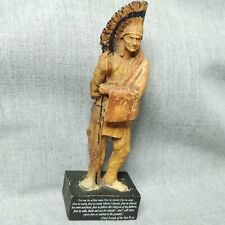 Chief Joseph Carved Figure Nez Perce Tribe Signed By Giuffre picture