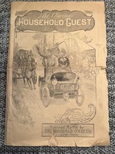 Antique Chicago Household Guest January 1901 Advertising Short Stories Magazine picture