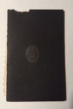 Antique 1880s Bucknell University Logo On Dance Card Jamaica Queens, NY Vtg picture