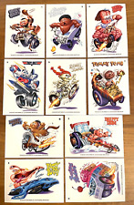 NEW GPK Topps 2022 Garbage Pail Kids Krashers 3 LICENSE PLATE BACK Card Set 1-10 picture