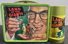 1968 Aladdin Land of the Giants Metal Lunchbox & Thermos picture