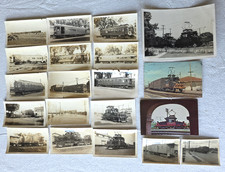 Vintage 1930s-1960s Sacramento Northern Railroad Assorted Photo Lot Of 20 picture