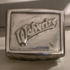 1920s REO Wolverine Bumper Guard Emblem Heavy Chrome Plated Brass 1-7/8