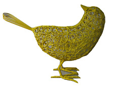 Vintage Chinese hand made metal bird figurine picture