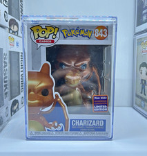 2022 Wondrous Convention Unreleased Metallic Charizard #843/#455 w Pop Protector picture