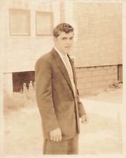 Vintage Chicago Wedding Young Man Photo 8x10 picture