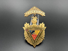 RARE 1898 KNIGHTS OF PYTHIAS 20th CONVENTION PIN, INDIANAPOLIS, IN - L506 picture