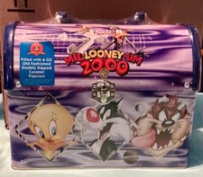 1999 WB LOONEY TOONS MIL-LOONEY-UM 2000 METAL LUNCH BOX RARE MINT CONDITION picture