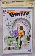CBCS ORIGINAL ART INCREDIBLE AQUAMAN METAMORPHO COLORS DETAILS BY RAMONA FRADON picture