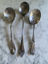 Antique Flatware Beautiful Spoon Reliance Royal Oneida Rogers Victorian floral picture