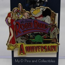 B4 Disney DSF DSSH Pin Roger Rabbit 25th Anniversary Group Cluster Surprise picture