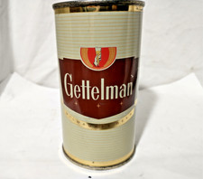 VINTAGE 1960 GETTELMAN BEER BREWING MILWAUKEE, WISCONSIN FLAT TOP CAN BANK NICE picture