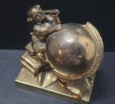 Vintage Jennings Brothers JB 1623 Scholar Astronomer Globe Figurine Statue Gold picture