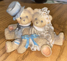Cherished Teddies Robbie & Rachael Hamilton Love Bears Bride Groom Figurine picture