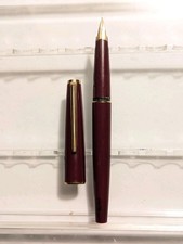 Vtg Bordeaux Gt Montblanc 320p Fountain Pen - Steel Gp F Nib picture