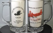 STRAUB BEER GLASS MUG ST MARYS PA HUNT NATIONAL WILD TURKEY FEDERATION MILLCREEK picture