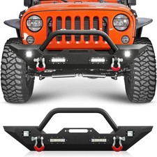 For Wrangler JK Front Bumper Compatible with 2007 2008 2009 2010 2011 2012 2013 picture